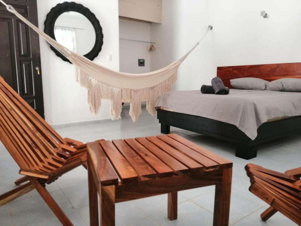 Habitación a unos metros de la Playa El Cuyo Exterior foto